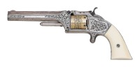 Striking Cased and Engraved Smith & Wesson No. 2 Army Revolver - 5