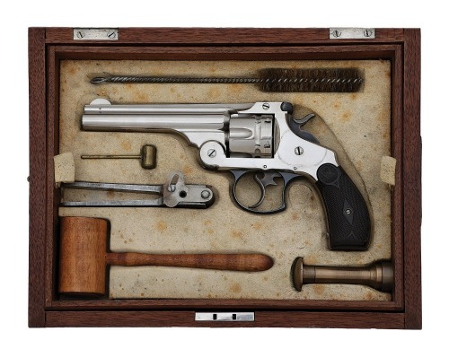 Rare & Early Factory Cased Smith & Wesson 44 Double Action Revolver