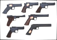 Interesting Edward A. Allen Experimental 22 Semi-Auto Target Pistol - 2
