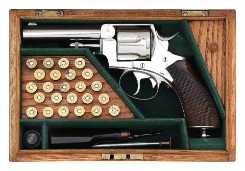 Fine Cased Cogswell & Harrison Ric No. 1 New Model Double Action Revolver