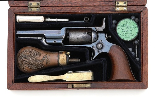 Fine Cased Colt Model 1855 Root Second Model Percussion Revolver