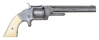 Smith & Wesson No. 2 Army Revolver with Etched Embellishments