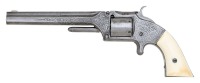 Smith & Wesson No. 2 Army Revolver with Etched Embellishments - 2