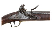 Attractive Colonial Flintlock Long Fowler with British Barrel and Charleville Lock - 5
