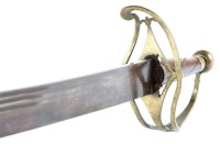 Extremely Fine American Horseman's Saber with Lovely Pierced Guard - 3