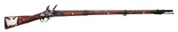 Interesting Period Engraved & Inscribed Harpers Ferry Model 1816 Flintlock Musket with Folky Silver Inlays