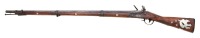 Interesting Period Engraved & Inscribed Harpers Ferry Model 1816 Flintlock Musket with Folky Silver Inlays - 2