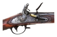 Interesting Period Engraved & Inscribed Harpers Ferry Model 1816 Flintlock Musket with Folky Silver Inlays - 4