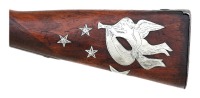 Interesting Period Engraved & Inscribed Harpers Ferry Model 1816 Flintlock Musket with Folky Silver Inlays - 5