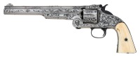 New York Engraved Smith & Wesson No. 3 Second Model American Revolver - 2