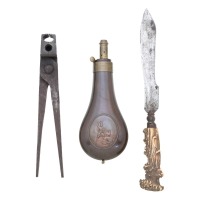 Interesting Cased & Silver-Plated Sharps New Model 1859 Percussion Carbine with Knife & Accessories - 5