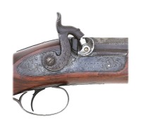 British Large Bore Percussion Halfstock Rifle by Mozeen - 2