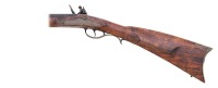 American Fullstock Flintlock Rifle with Indiana-Marked Lock - 2