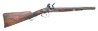British Flintlock Double Barrel "Coach Gun" by Manton and Son