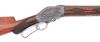 Rare Early Winchester Model 1887 Deluxe Lever Action Shotgun with Stunning Game Scene Engraving - 3