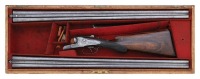 Cased W. & C. Scott & Son Crystal Indicator Premier Quality Sidelock Double Shotgun Two Barrel Set