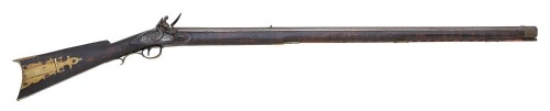 Attractive Philadelphia Fullstock Flintlock Trade Rifle by Henry Deringer