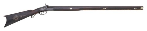 Rare Texas Fullstock Percussion Plains Rifle by William Gammell