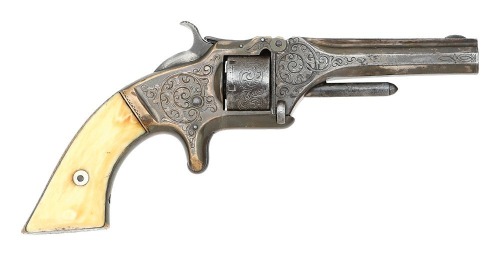 Engraved Smith & Wesson No. 1 Second Issue Revolver