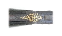Wonderful Gustave Young Engraved & Gold Inlaid Smith & Wesson 44 Double Action Frontier Revolver Likely Displayed at the 1893 Columbian Exposition & Associated with Nevada Lawman Claude Inman - 3