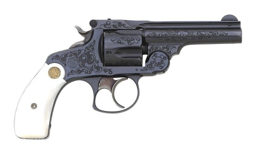 Fine Factory Engraved Smith & Wesson 38 Double Action Revolver