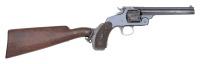 Interesting Smith & Wesson New Model No. 3 Revolver with Shoulder Stock