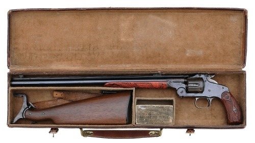 Desirable Smith & Wesson 320 Revolving Rifle with Case
