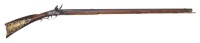 Fine Incise Carved Flintlock Kentucky Rifle by George Keen
