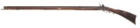 Fine Incise Carved Flintlock Kentucky Rifle by George Keen - 2