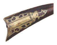 Fine Incise Carved Flintlock Kentucky Rifle by George Keen - 3