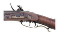 Fine Incise Carved Flintlock Kentucky Rifle by George Keen - 4