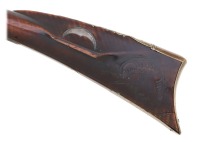 Fine Incise Carved Flintlock Kentucky Rifle by George Keen - 7