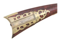 Handsome Incise Carved Flintlock Kentucky Rifle by Simon Miller Of Berks County Pennsylvania - 4