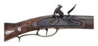 Fine Relief and Incise Carved Golden Age Flintlock Kentucky Rifle by Jacob Albright - 3