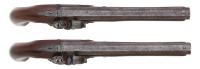 Fine Pair Of British Flintlock Officers Pistols by Wogdon & Barton - 2