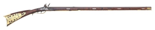 Fine Pennsylvania Fullstock Flintlock Rifle by S. Miller