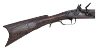 Very Fine Tennessee Fullstock Flintlock Long Rifle Attributed To Johnny Clements - 5