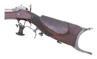 Fine Italian Fullstock Percussion Schuetzen Rifle by Rochat - 2
