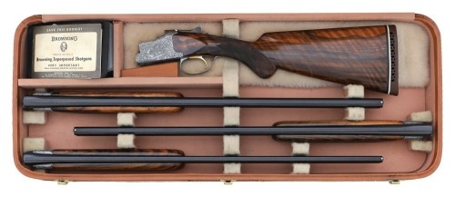 Browning Superposed Diana Grade Smallbore Over Under Shotgun Three Barrel Set