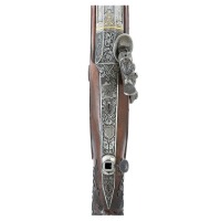 Ornate German Percussion Jaeger Rifle by Morgenroth - 2