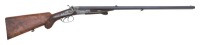 Lovely Engraved & Carved German Underlever Double Hammer Rifle by C. Giessel