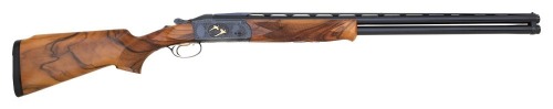 Attractive Anne Mack-Engraved & Gold Inlaid Krieghoff K80 Over Under Shotgun