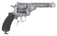 Rare Auguste Francotte &lsquo;Bland-Pryse&rsquo; Type Double Action Revolver