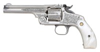 Wonderful Gustave Young Columbian Exhibition Engraved Smith & Wesson New Model No. 3 Revolver - 2