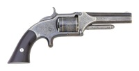 Fabulous Cased New York Engraved and Gold Inlaid Smith & Wesson No. 1 1/2 First Issue Revolver - 3