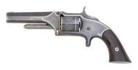 Fabulous Cased New York Engraved and Gold Inlaid Smith & Wesson No. 1 1/2 First Issue Revolver - 4