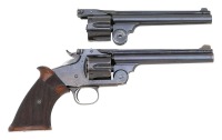 Interesting Smith & Wesson New Model No. 3 Revolver Two-Barrel Set Identified To 1908 Olympic Team Member C.E. Tayntor