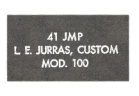 Excellent L.E. Jurras Custom TDE Corp. Model 100 Semi-Auto Pistol - 3
