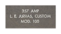 Excellent L.E. Jurras Custom TDE Corp. Model 100 Semi-Auto Pistol - 3