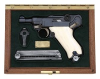 Lovely Cased John Martz Custom Baby Luger Pistol